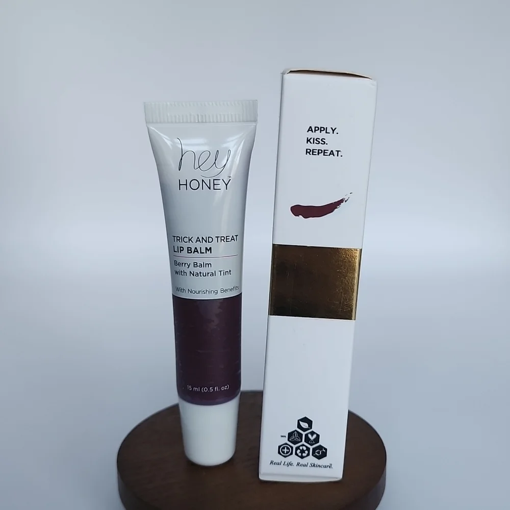 Hey Honey Trick and Treat Lip Balm- Berry Balm with Natural Tint
